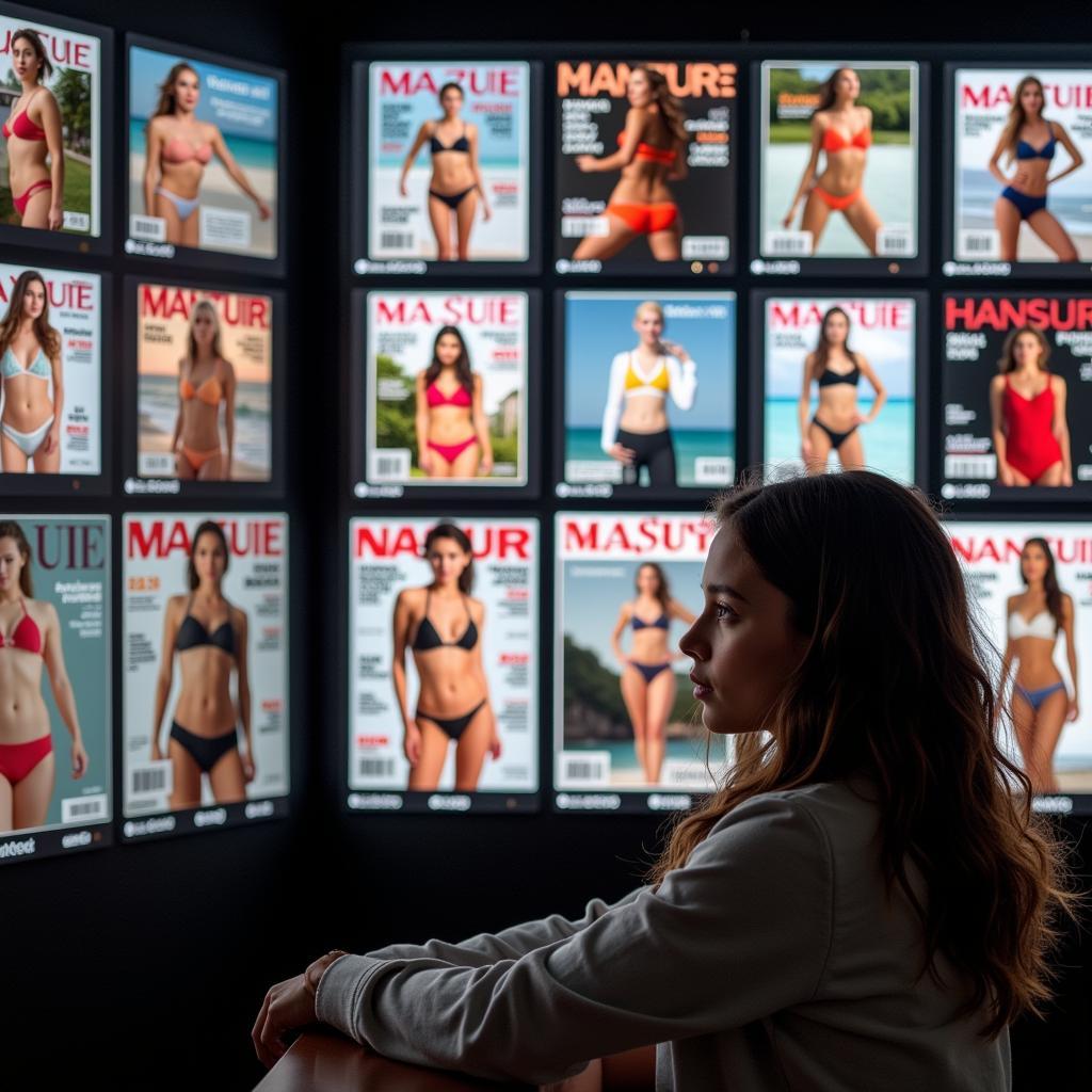 Media influence on body image affecting young people