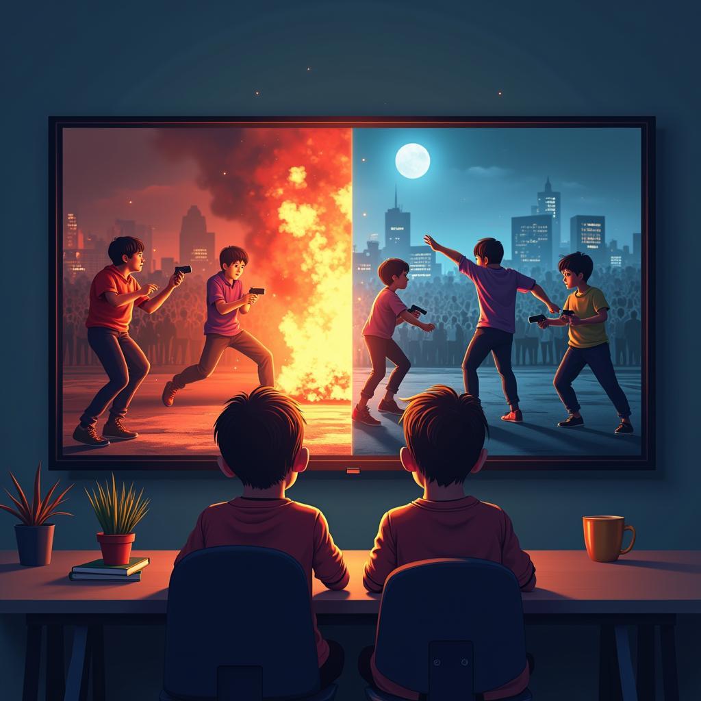 The impact of violent media content on societal behavior and values