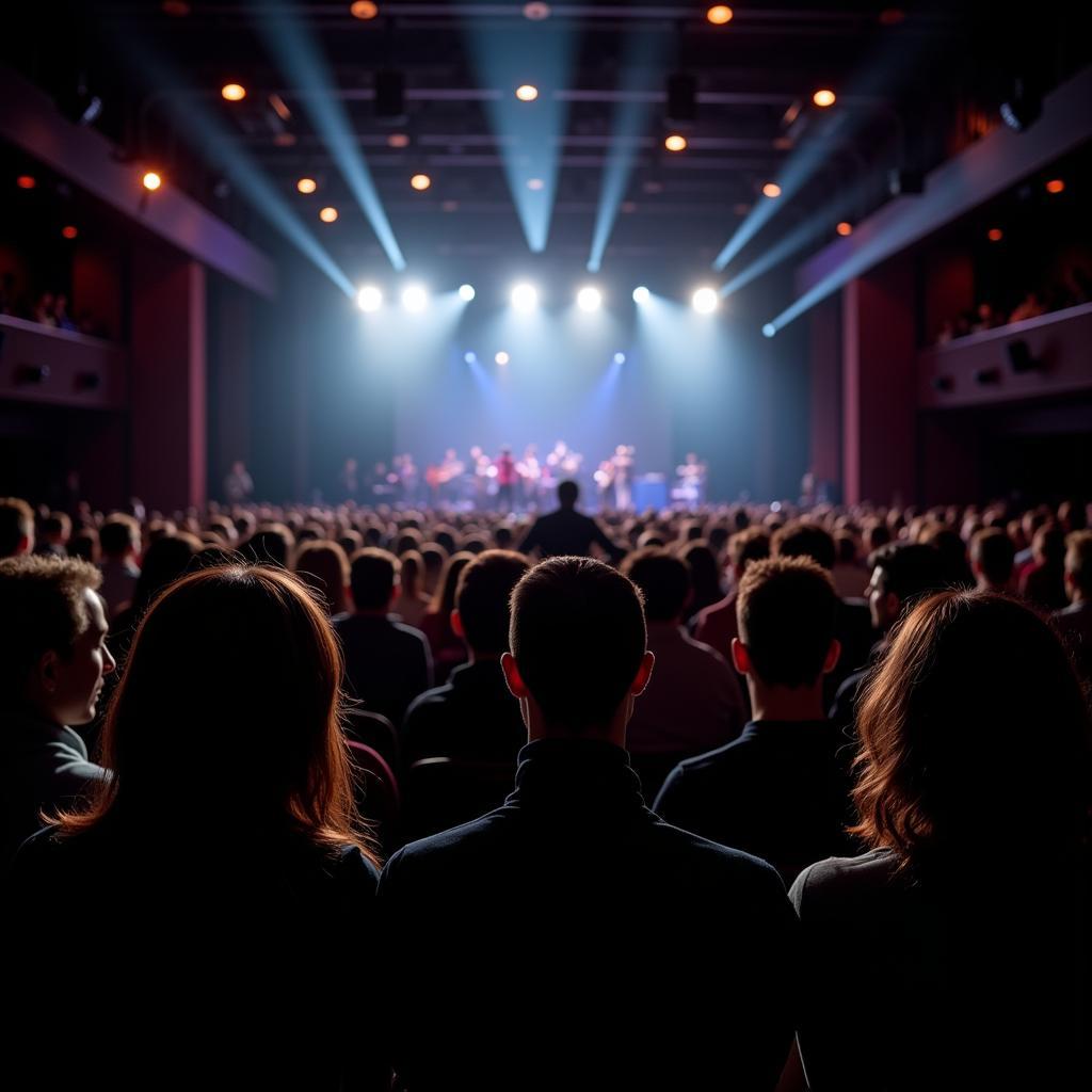 Audience Enjoying Live Performance