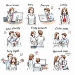 Various factors affecting mental health in modern society