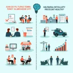 Comparison of mental health and military spending priorities in government budget