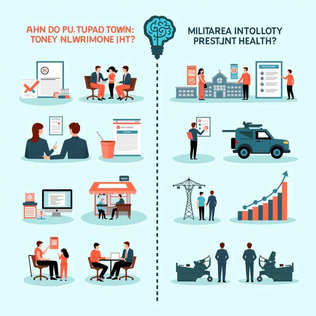 Comparison of mental health and military spending priorities in government budget