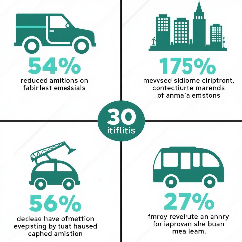 Modern public transportation system showing reduced congestion and environmental benefits