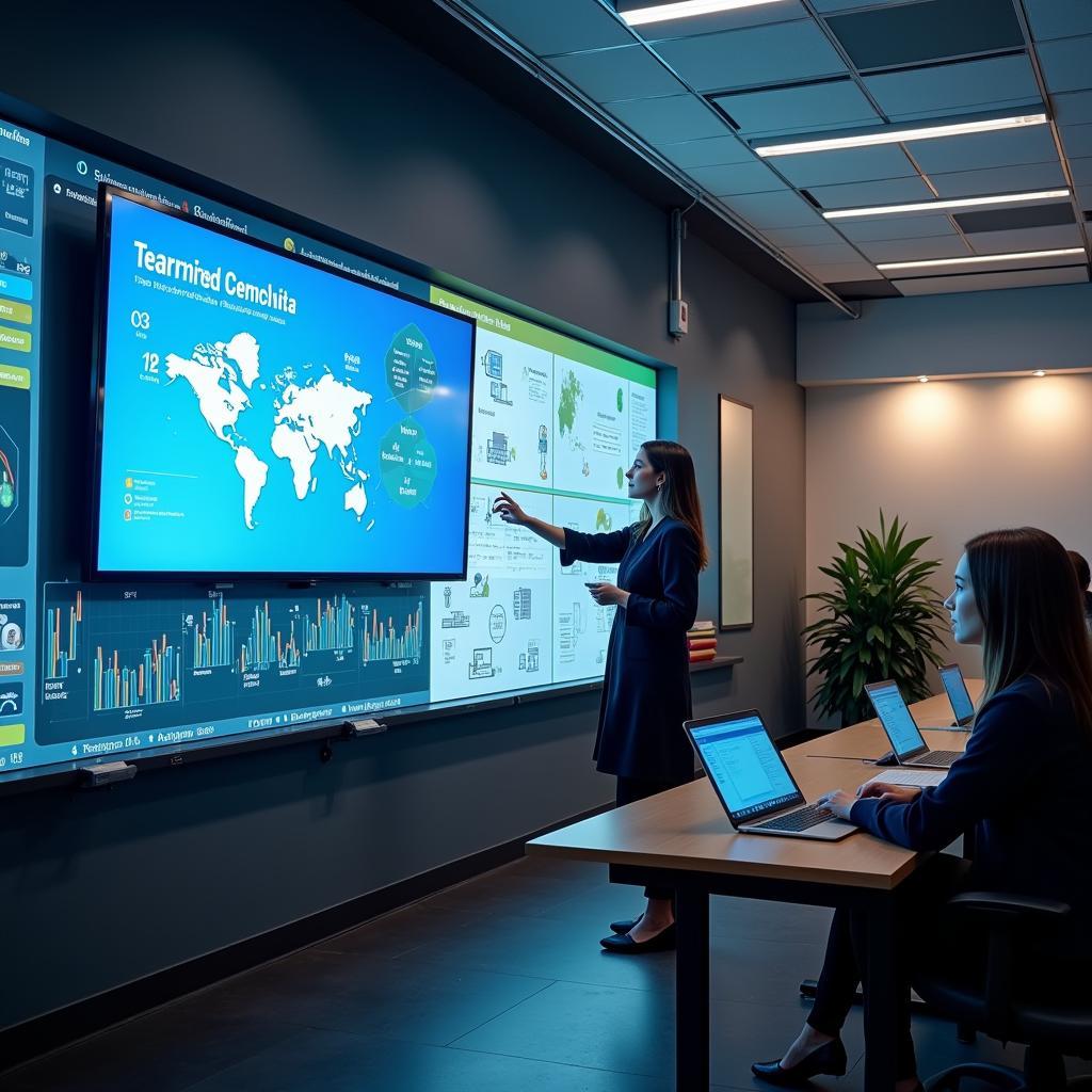 Modern teaching methods incorporating technology