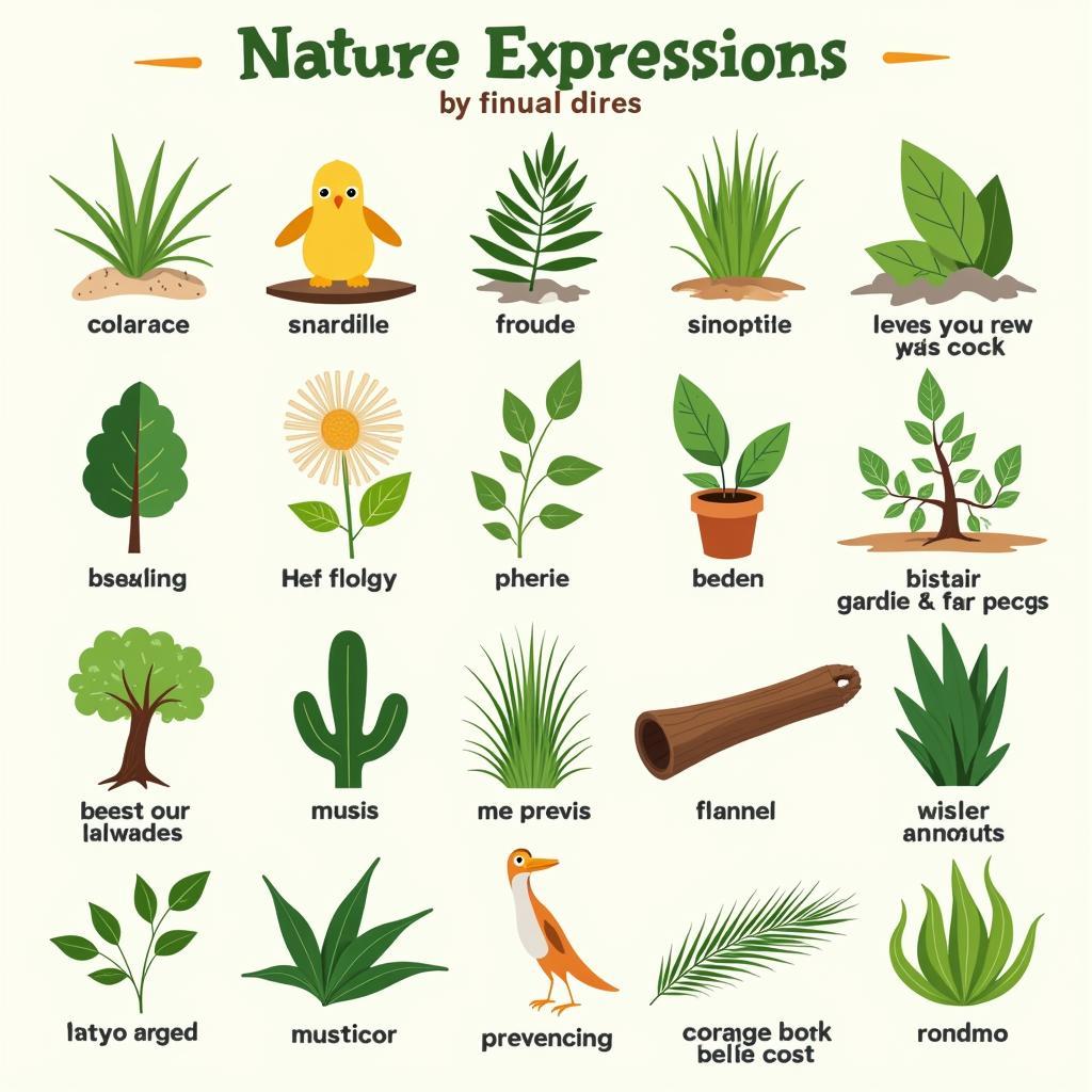 Essential vocabulary for describing nature experiences