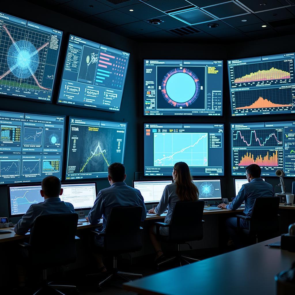 Nuclear facility safety protocols and monitoring systems in action