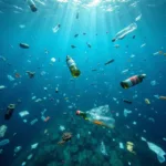 Marine pollution caused by single-use plastics affecting ocean ecosystems