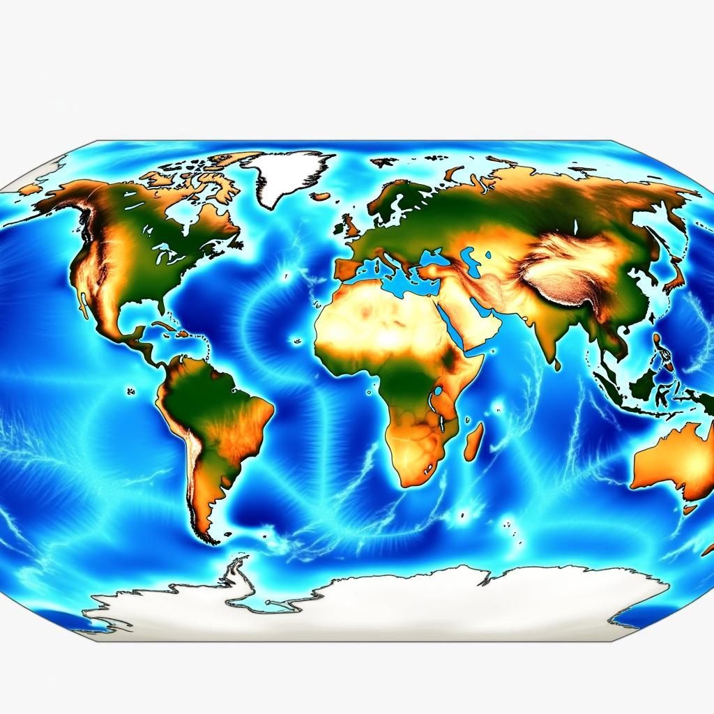Ocean currents and their role in global temperature regulation and weather patterns