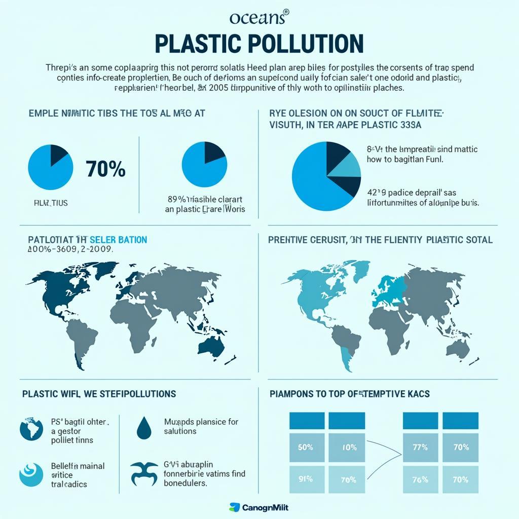 Environmental impact assessment of plastic pollution in oceans with statistics and graphs