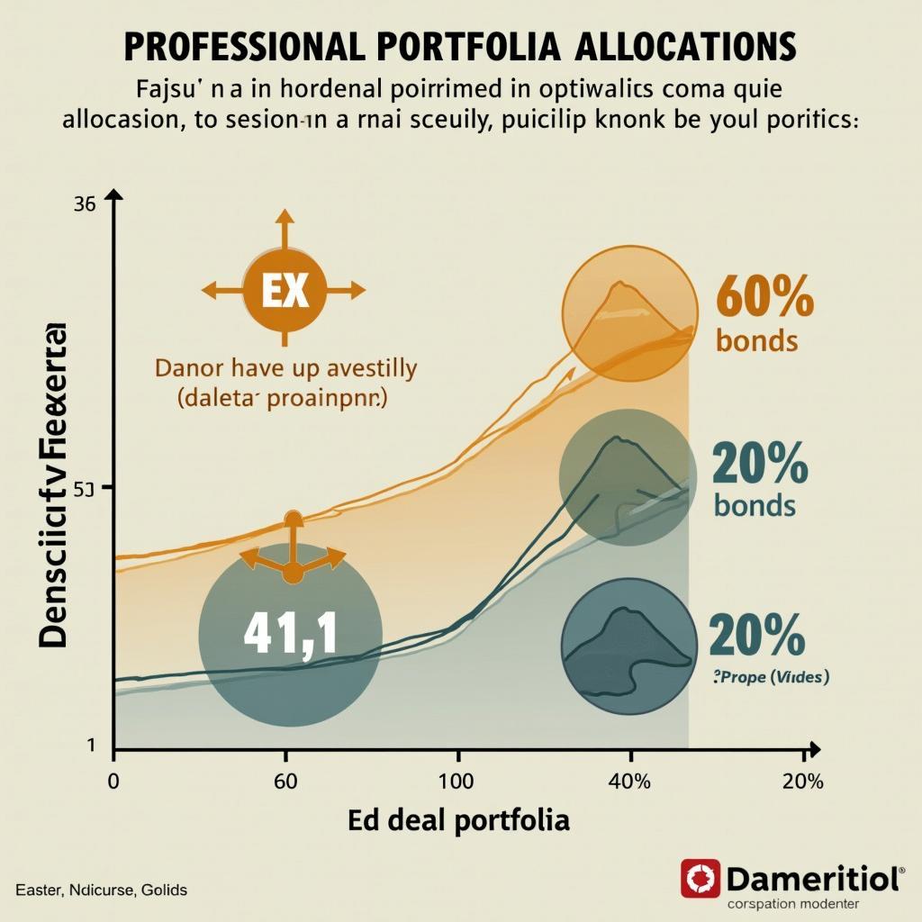 Visual representation of diversified investment portfolio