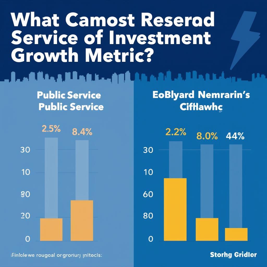Visual comparison of public services and investment benefits