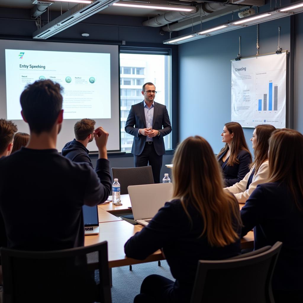 Professional Public Speaking Training Environment