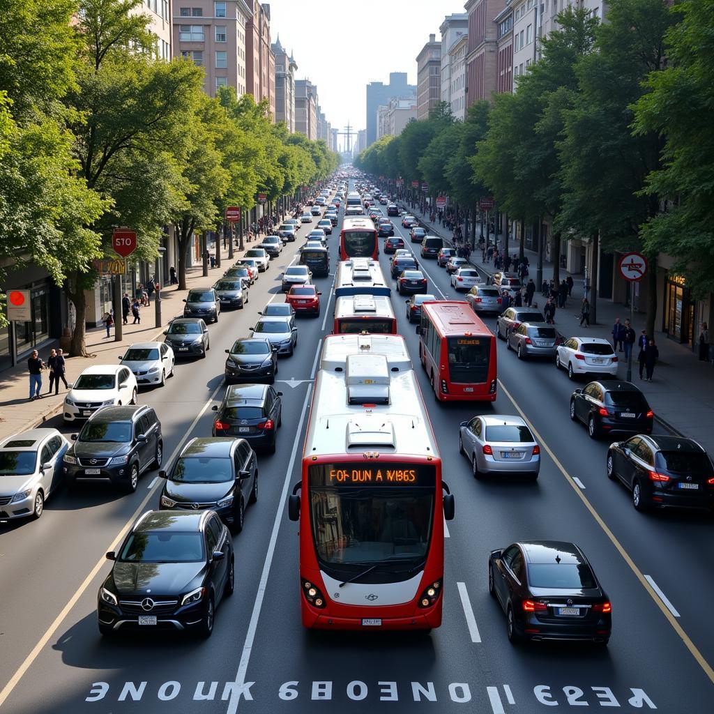 Public transportation plays vital role in reducing urban traffic congestion