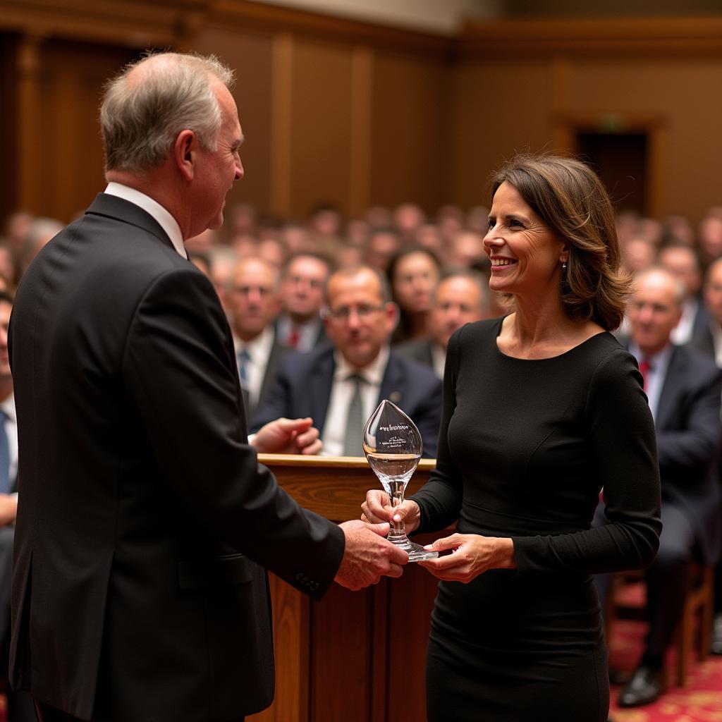 Professional Recognition Ceremony with Award Presentation