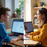 Comparison between remote education and traditional classroom learning methods