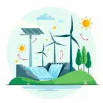 Renewable energy solutions for climate change mitigation