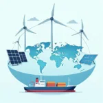 Impact of renewable energy technologies on international trade and commerce