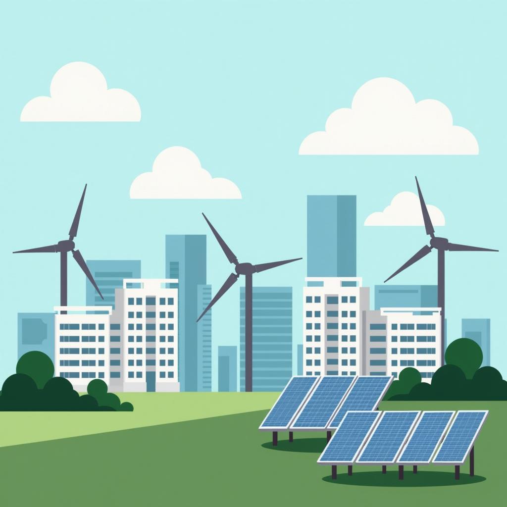 Government support for renewable energy development through subsidies and policies