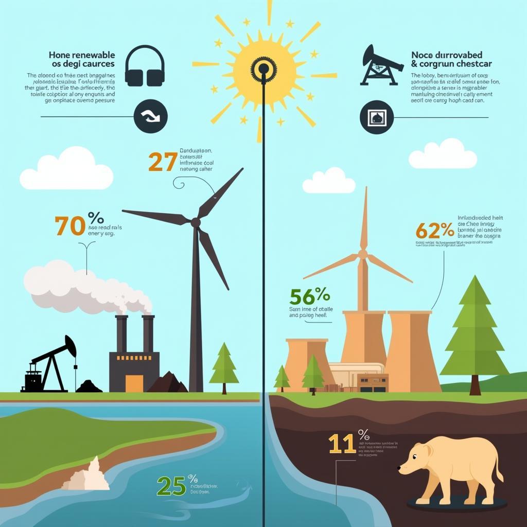 Comparative analysis of renewable energy and fossil fuel sources