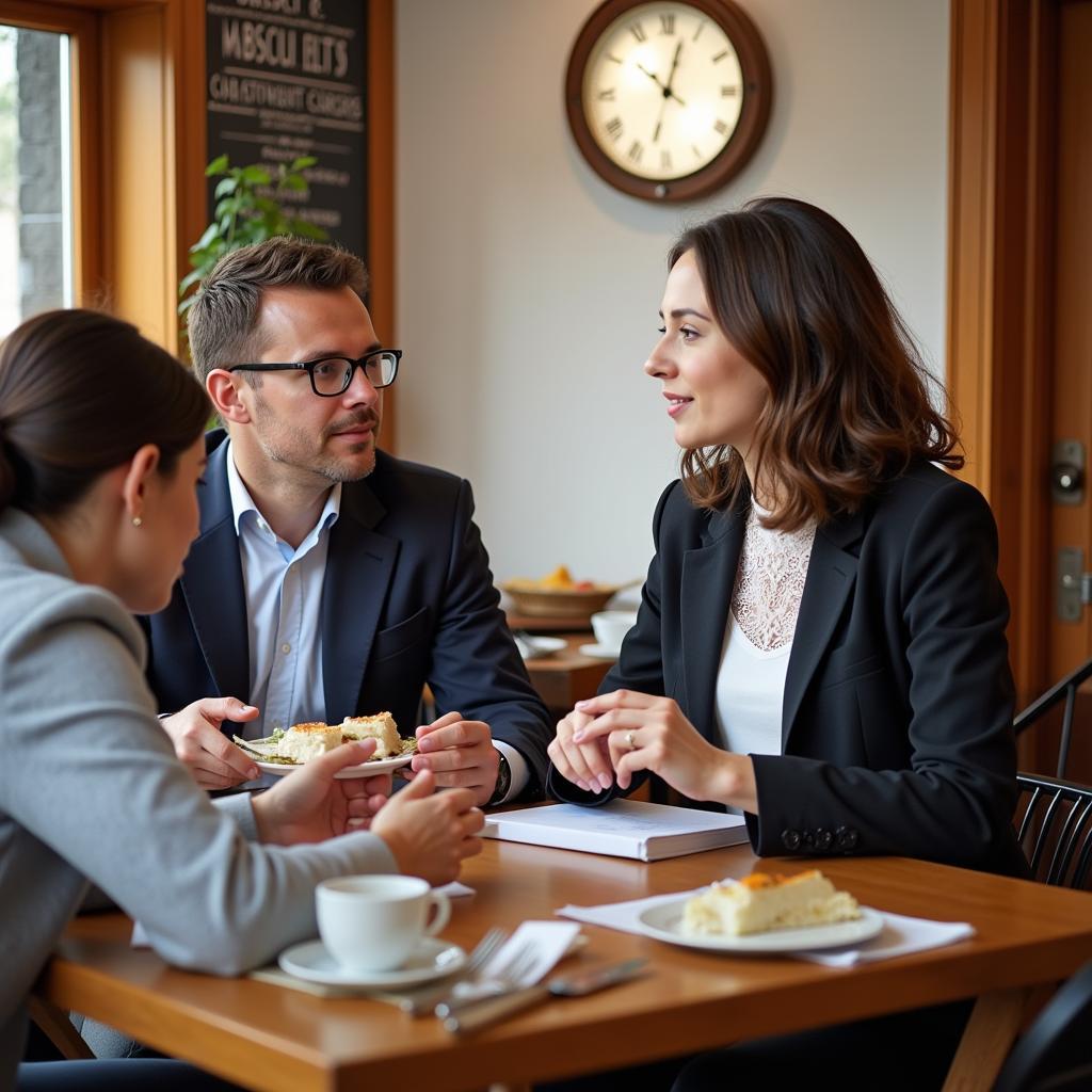 IELTS speaking test conversation about restaurants