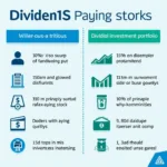 Comparison chart showing dividend stocks versus diversified investment approaches