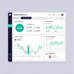 Modern robo-advisor platform showing investment portfolio analysis