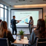 Professional demonstrating self-awareness in workplace setting