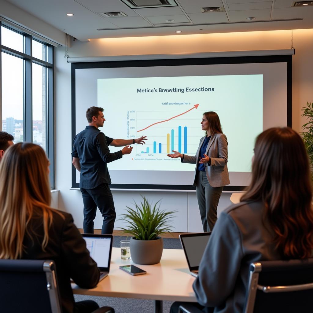 Professional demonstrating self-awareness in workplace setting