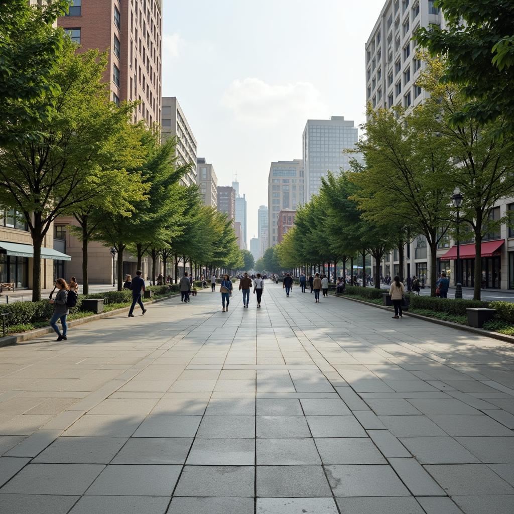Decline in social connections within modern communities illustrated through empty public spaces