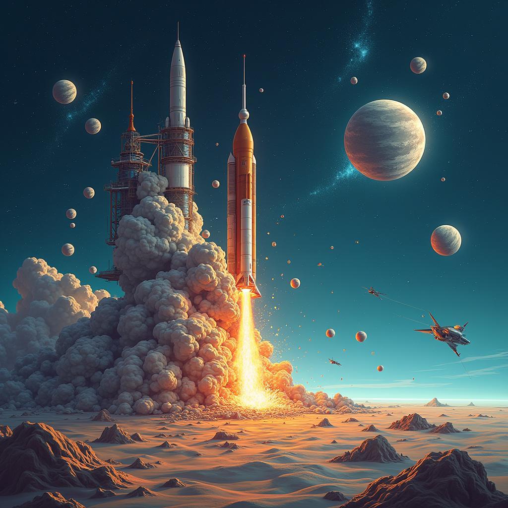 Contrasting views on space research funding and development