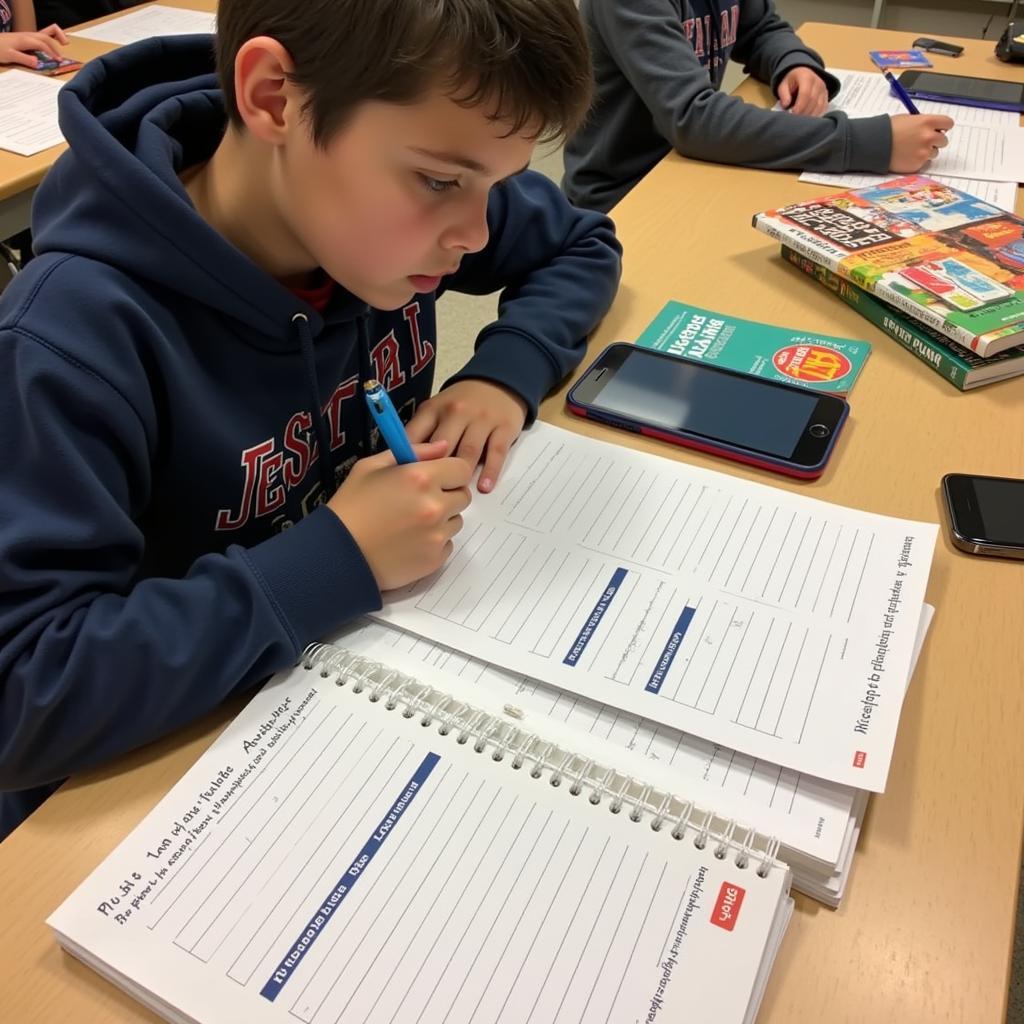 Student Planning Their Language Learning Journey