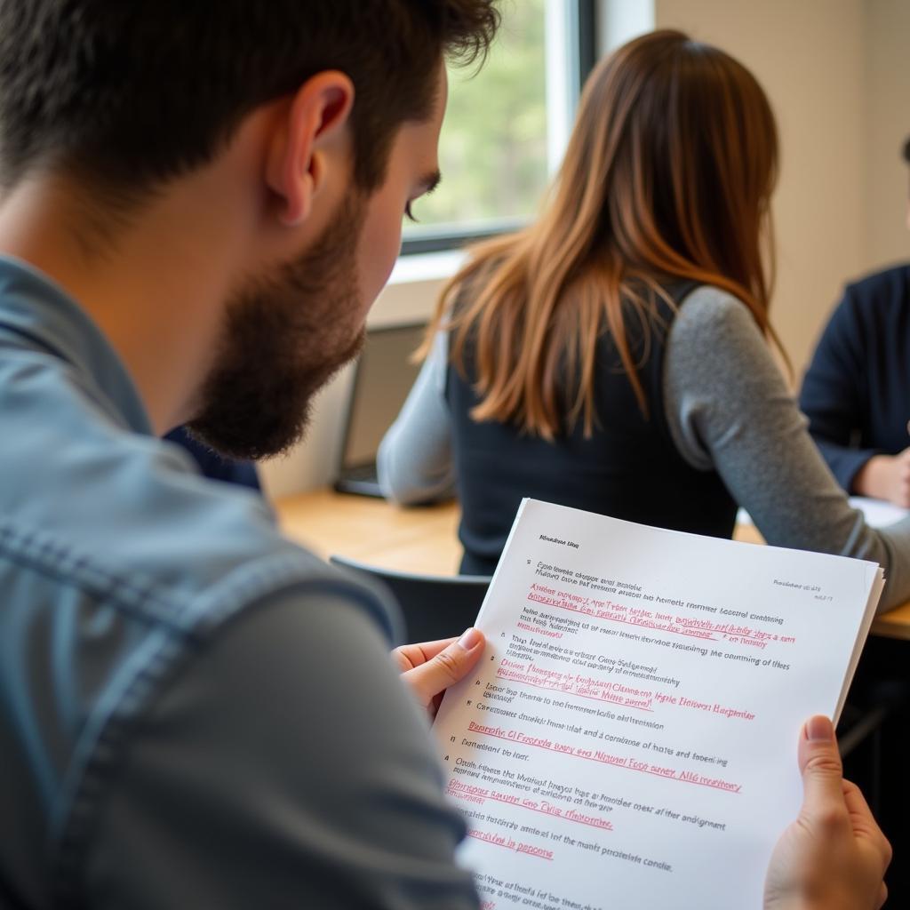 IELTS Candidate Preparing Response