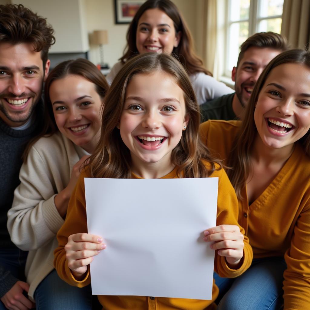 Student celebrating after receiving university acceptance letter
