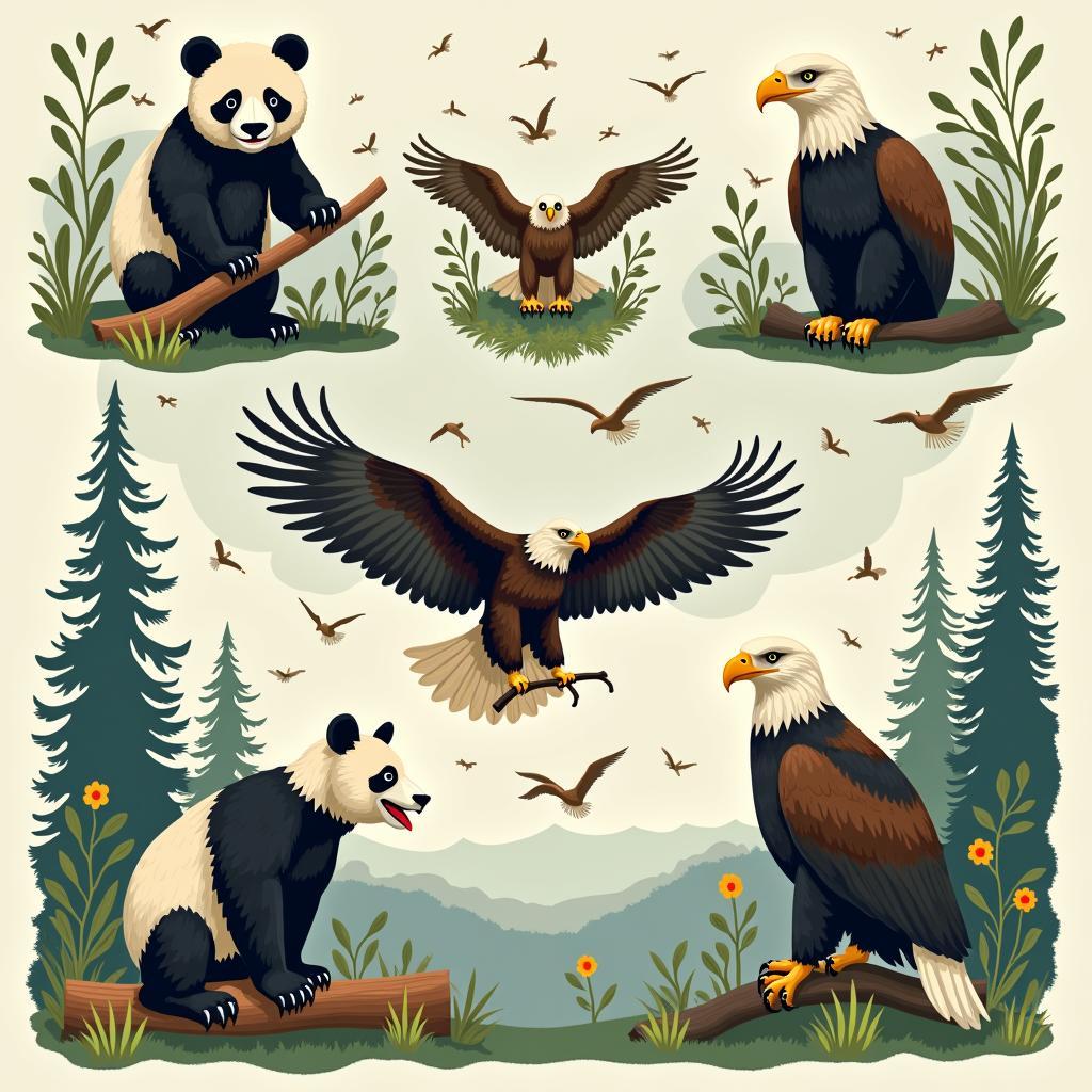 Protected species showing population recovery in natural habitat