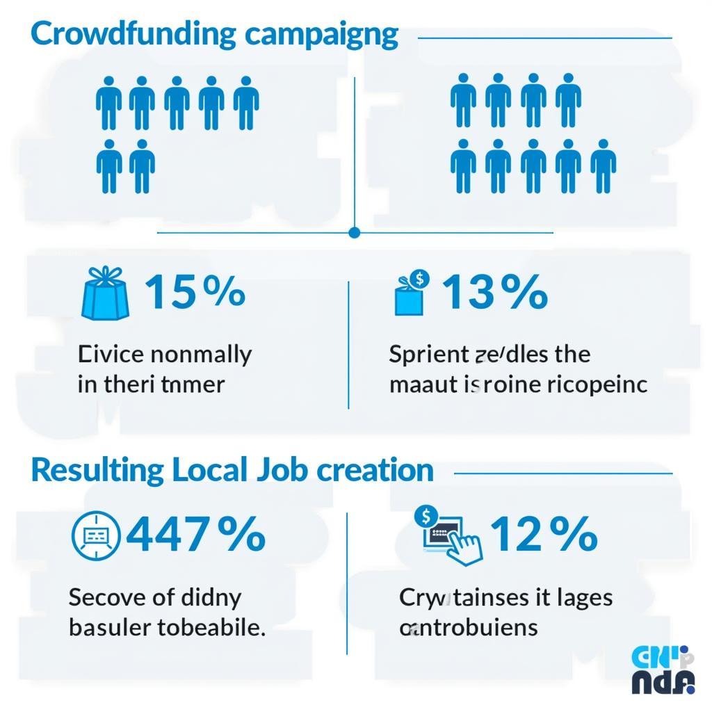Successful crowdfunding campaign showing positive impact on local community