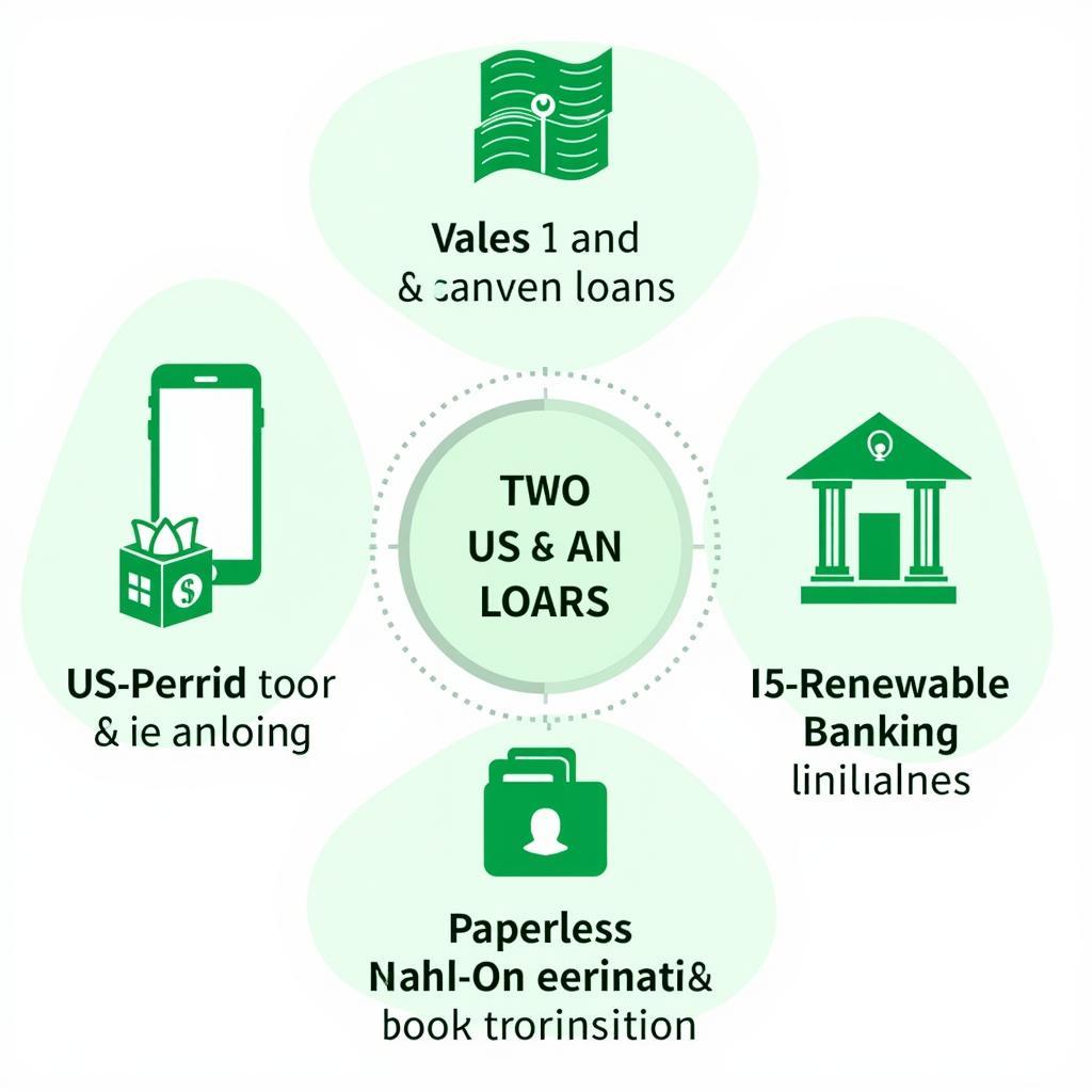 Banks implementing sustainable practices and environmental policies