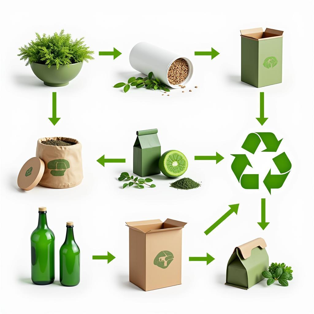 Various sustainable packaging solutions and implementation strategies