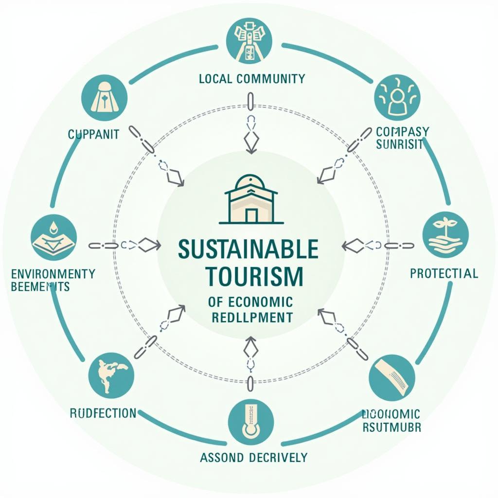 Sustainable Tourism and Economic Development Infographic