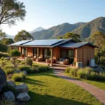 Eco-friendly tourist accommodation in natural setting
