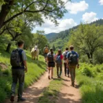 Sustainable tourism practices in protected natural area