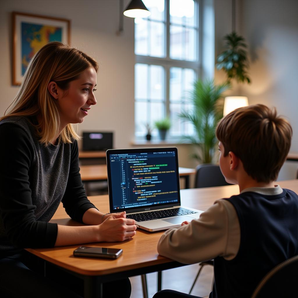 Teaching coding skills to young learner