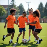 Team sports helping develop leadership and cooperation skills