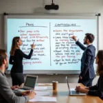 IELTS candidates analyzing government regulation of tech companies debate