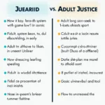 Comparison of teenage and adult justice systems worldwide