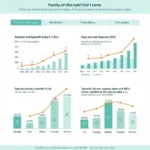 Tourism economic impact statistics showing growth trends