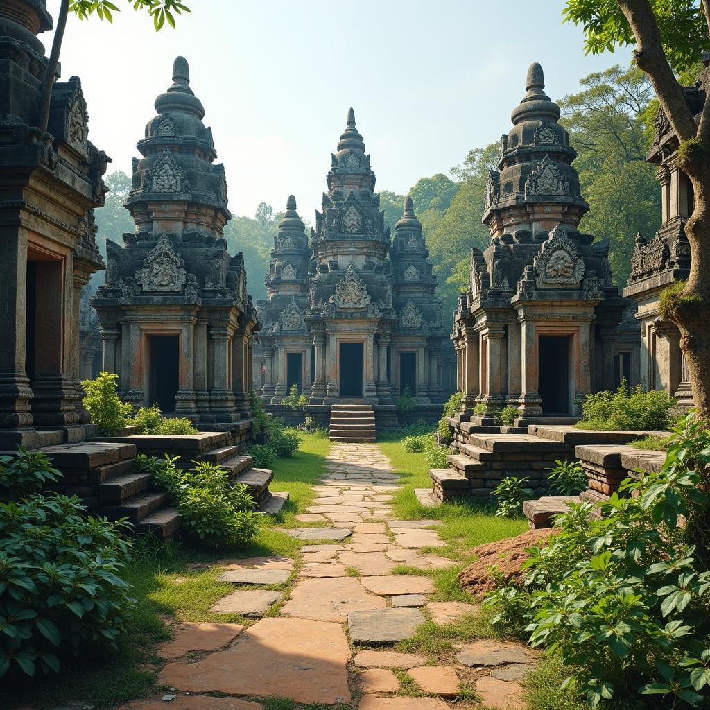 Historic Temple Architecture Cultural Heritage Site