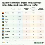 Price comparison chart showing tourist vs local resident entry fees