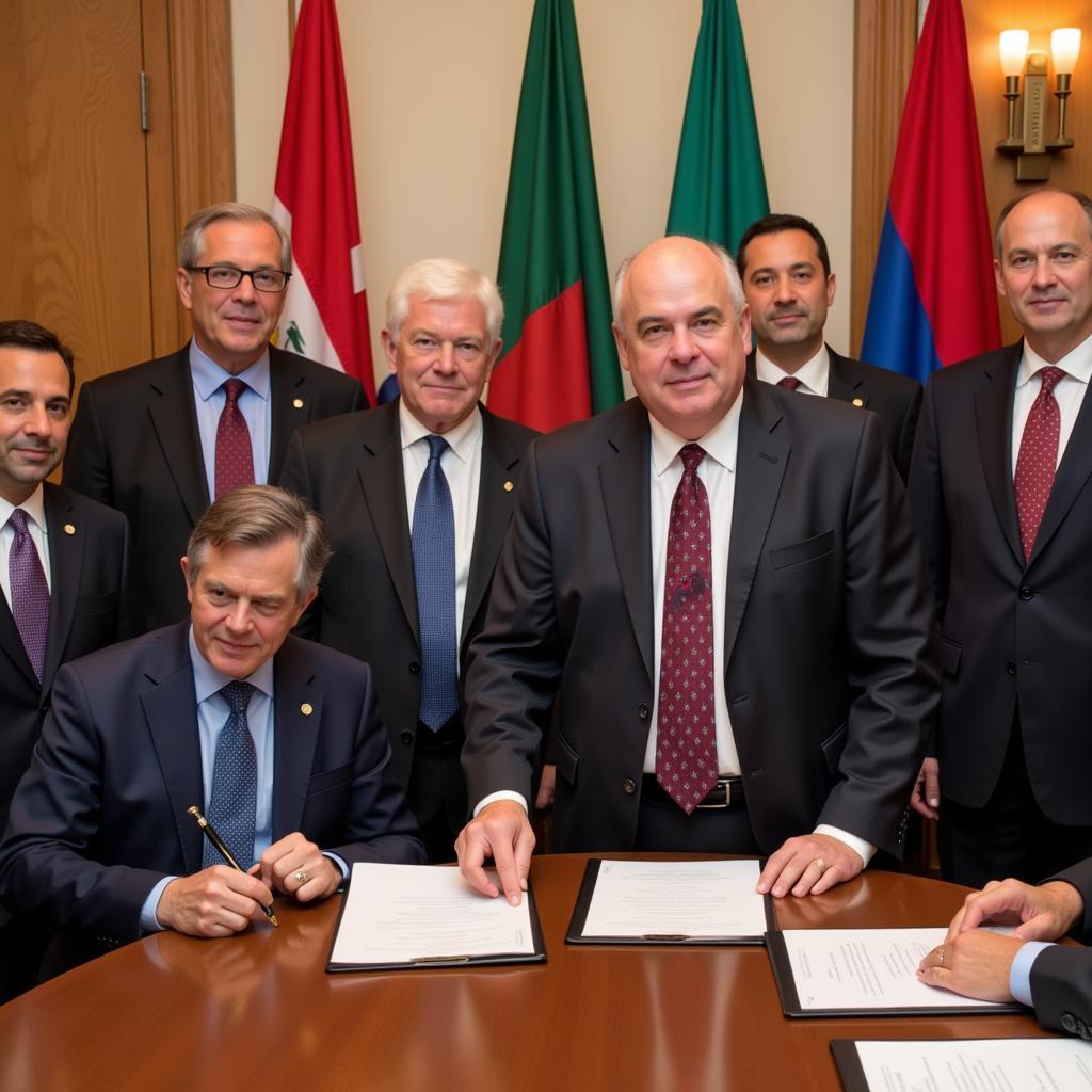 International Trade Agreement Signing Ceremony