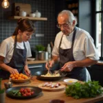 Local communities preserving traditional cooking methods while adapting to modern needs