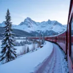 Trans-Siberian Railway Journey Through Russian Landscape